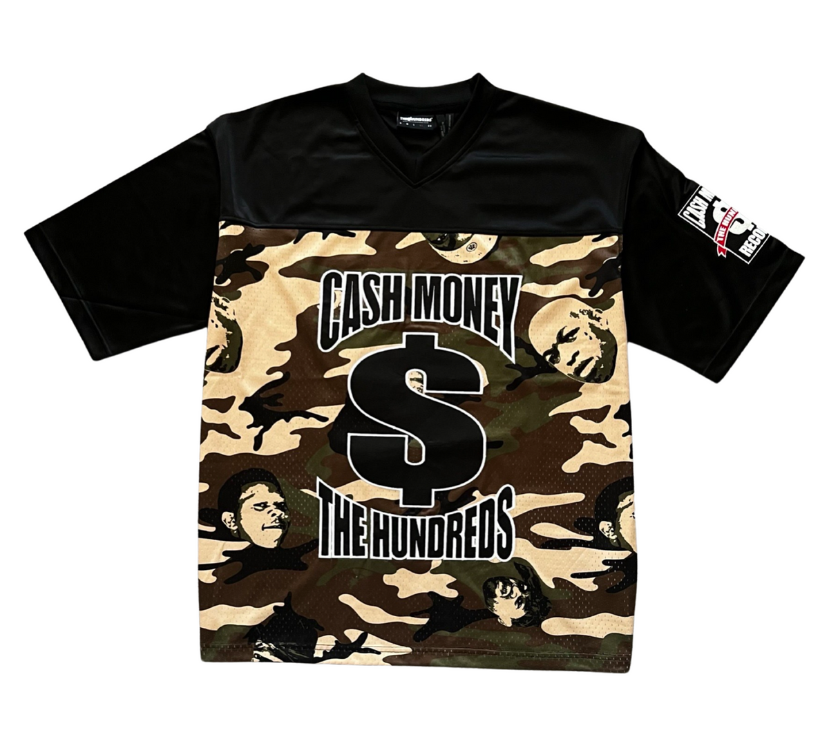 The Hundreds Cash Football Jersey Camo - Billion Creation