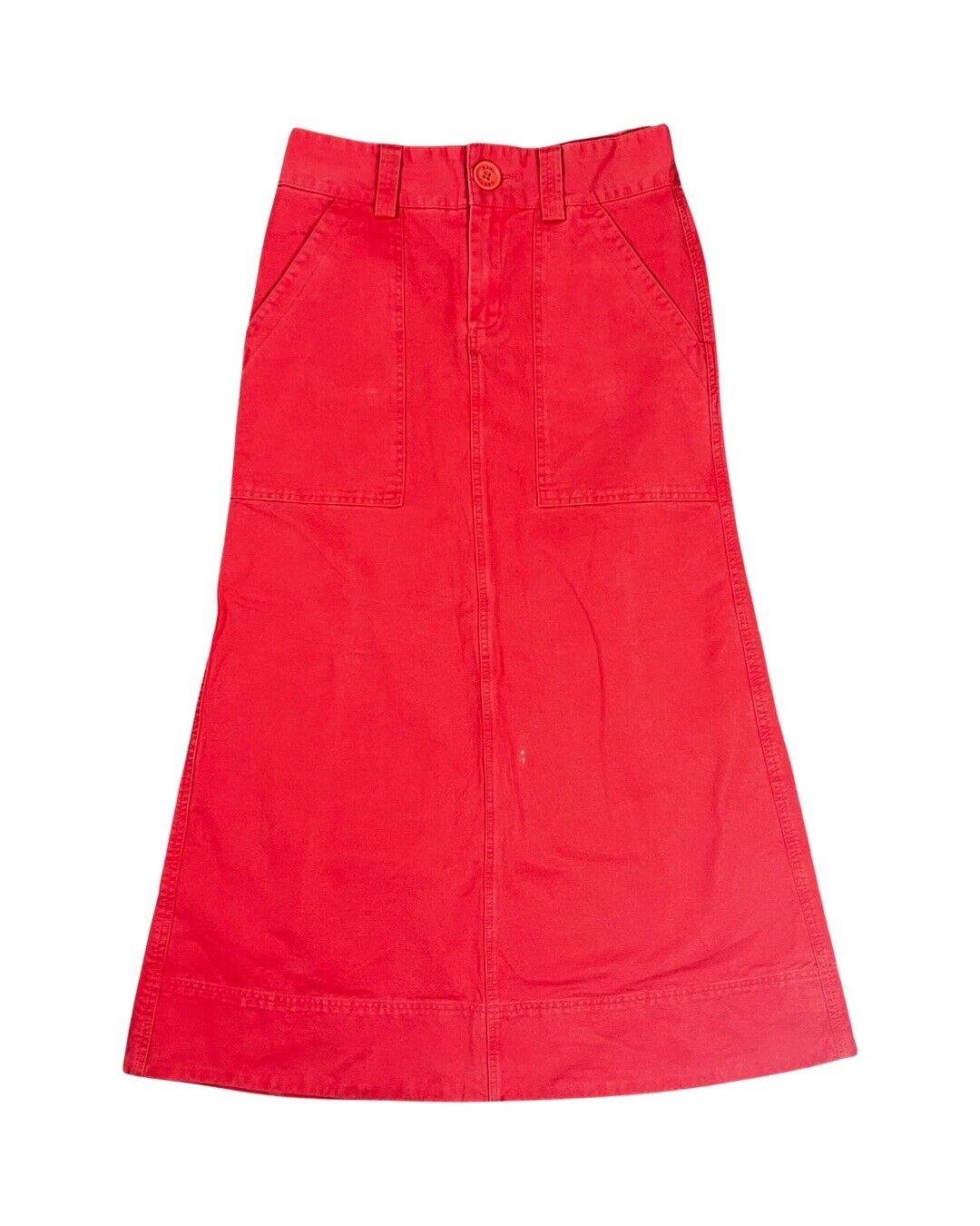 MARC JACOBS Vintage Red Maxi Skirt Size 6