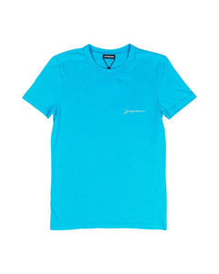 JACQUEMUS Le T-shirt Turquoise Size S