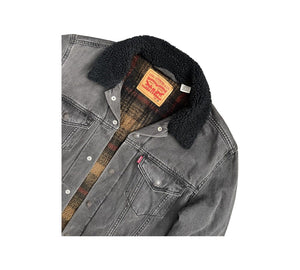 Vintage Levi's Sherpa Lined Denim Trucker Jacket Size M