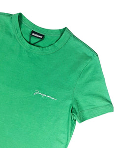 JACQUEMUS Le T-shirt Green Size S