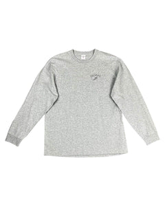 NOAH Long Sleeve Reflctive Tee Grey Size XL