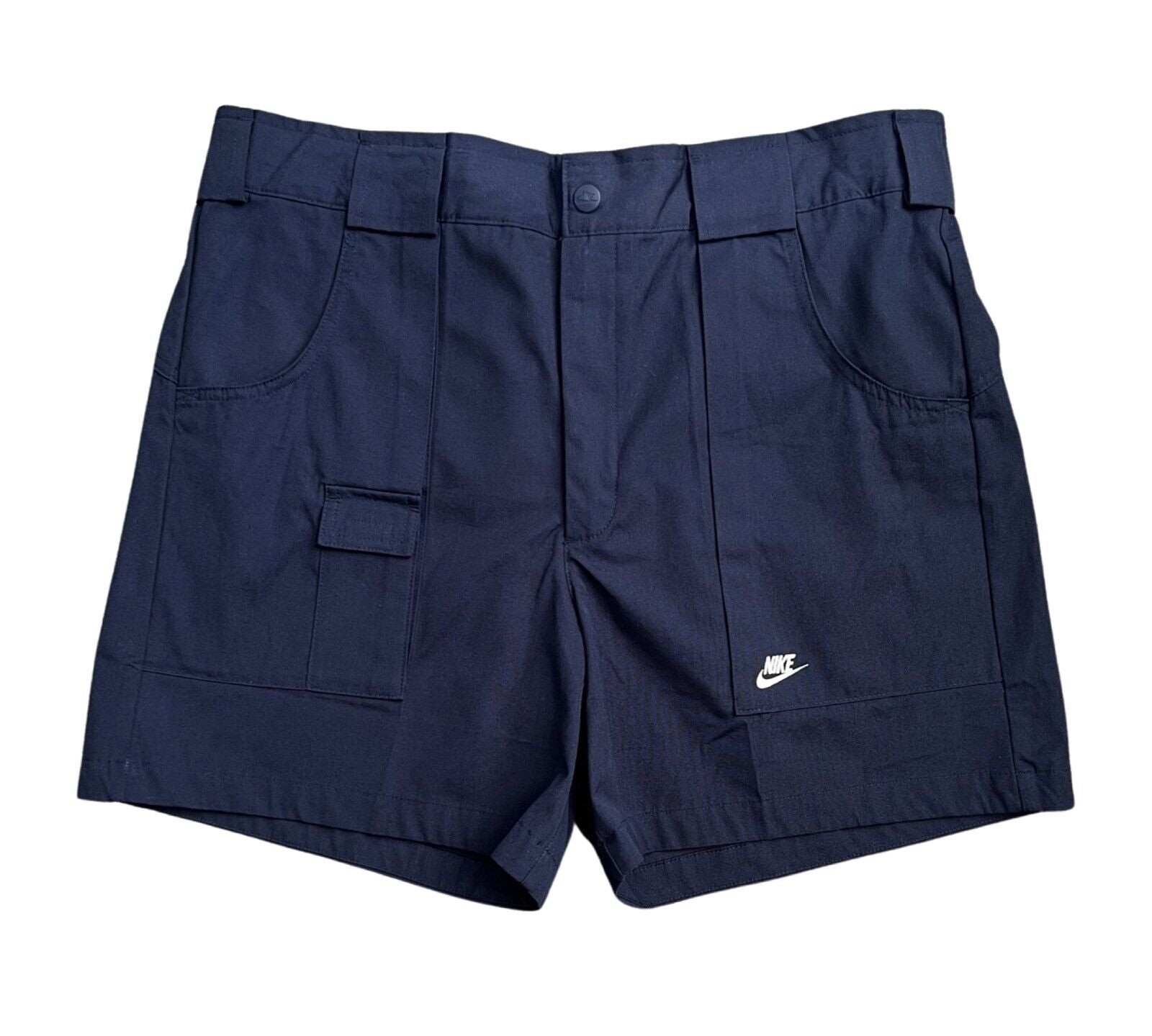 Nike Sportswear Mens Reissue Woven Shorts Midnight Navy Blue Size XL